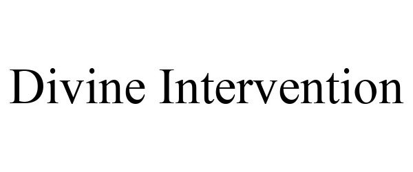 Trademark Logo DIVINE INTERVENTION