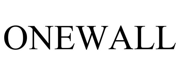 Trademark Logo ONEWALL