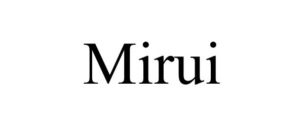 Trademark Logo MIRUI