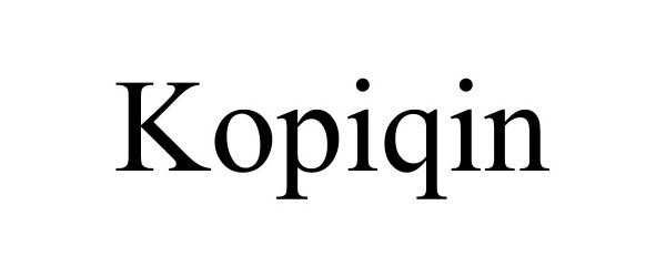 Trademark Logo KOPIQIN
