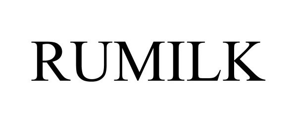 Trademark Logo RUMILK