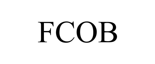 Trademark Logo FCOB