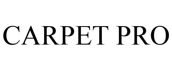 Trademark Logo CARPET PRO