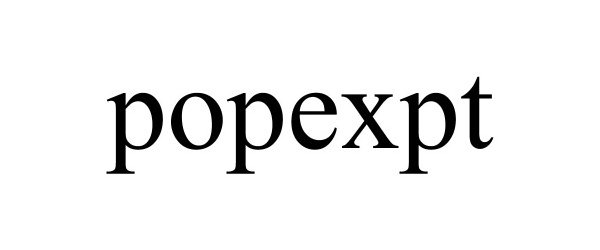  POPEXPT