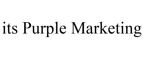  ITS PURPLE MARKETING