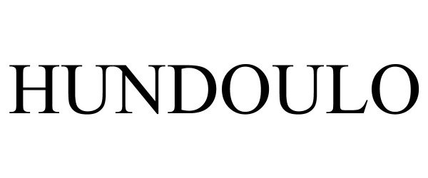 Trademark Logo HUNDOULO