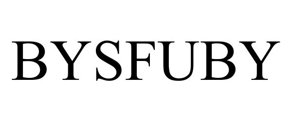 Trademark Logo BYSFUBY