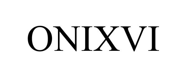 Trademark Logo ONIXVI