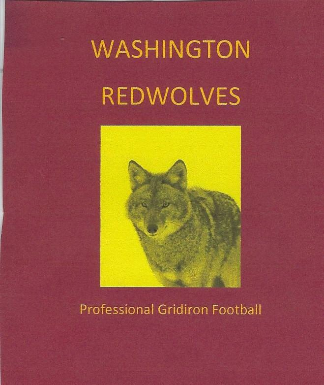  WASHINGTON REDWOLVES PROFESSIONAL GRIDIRON FOOTBALL
