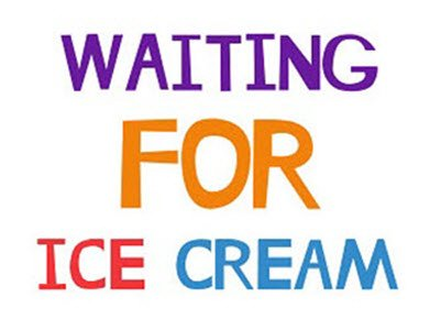 Trademark Logo WAITING FOR ICE CREAM