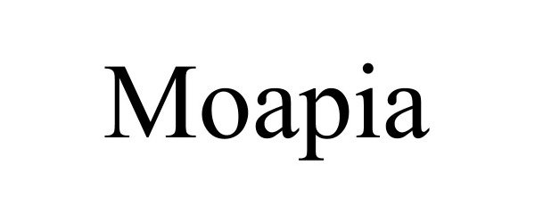 Trademark Logo MOAPIA