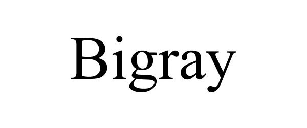 Trademark Logo BIGRAY