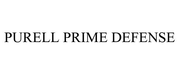 Trademark Logo PURELL PRIME DEFENSE
