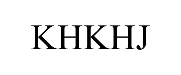 Trademark Logo KHKHJ