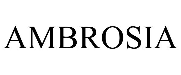 Trademark Logo AMBROSIA