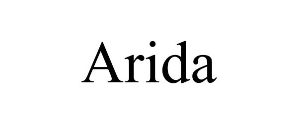 Trademark Logo ARIDA
