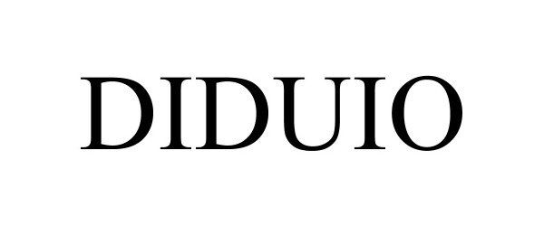 Trademark Logo DIDUIO