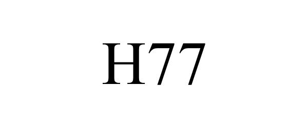 Trademark Logo H77