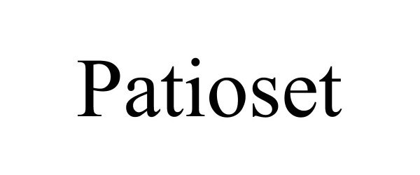 Trademark Logo PATIOSET