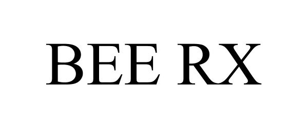 Trademark Logo BEE RX