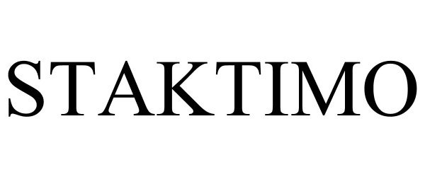 Trademark Logo STAKTIMO