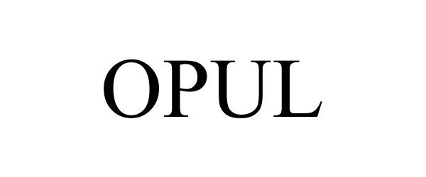 Trademark Logo OPUL