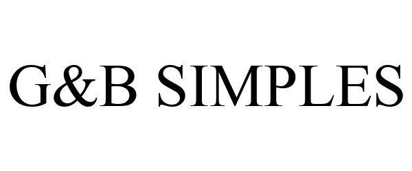  G&amp;B SIMPLES
