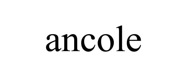 Trademark Logo ANCOLE