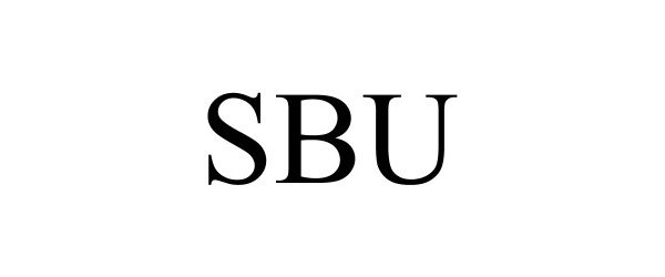 Trademark Logo SBU