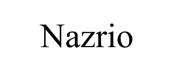 Trademark Logo NAZRIO