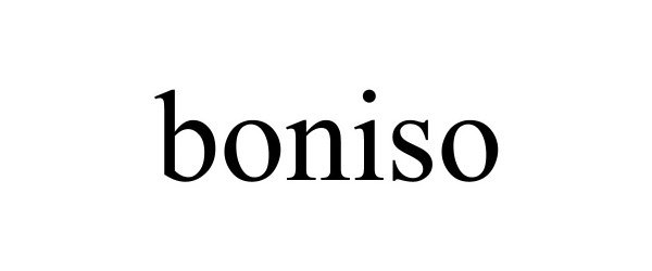 Trademark Logo BONISO