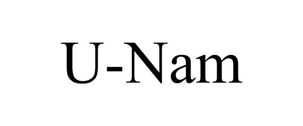 Trademark Logo U-NAM