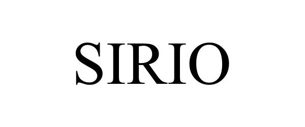 Trademark Logo SIRIO