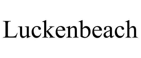 Trademark Logo LUCKENBEACH