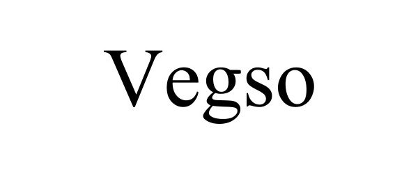 Trademark Logo VEGSO