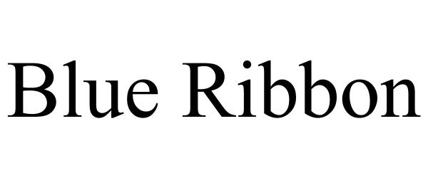 Trademark Logo BLUE RIBBON