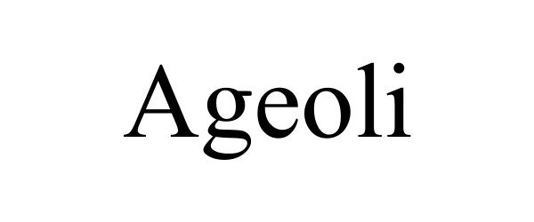Trademark Logo AGEOLI