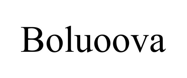 Trademark Logo BOLUOOVA