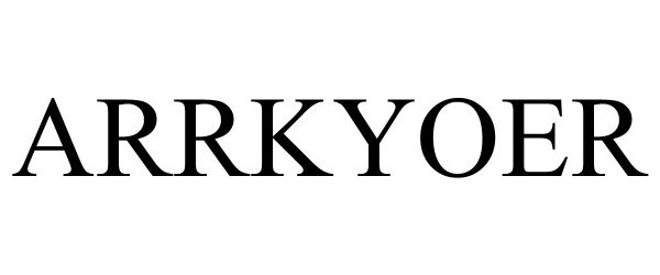 Trademark Logo ARRKYOER