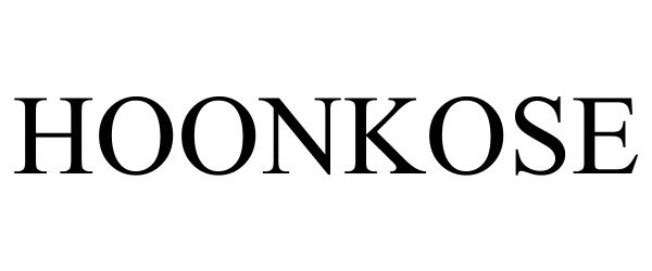 Trademark Logo HOONKOSE