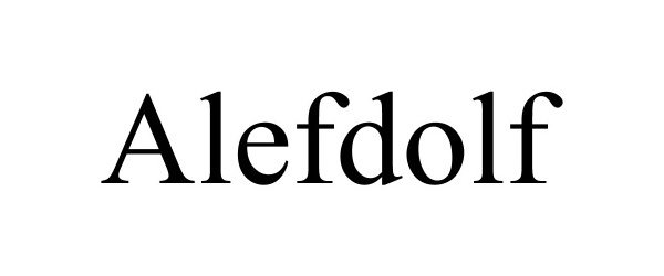 Trademark Logo ALEFDOLF