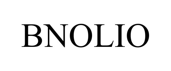 Trademark Logo BNOLIO