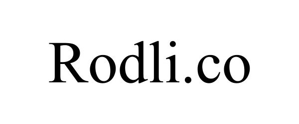 Trademark Logo RODLI.CO