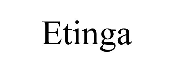 Trademark Logo ETINGA