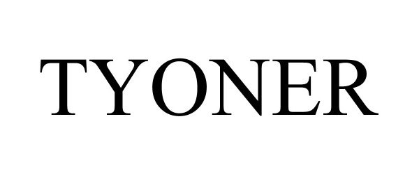 Trademark Logo TYONER