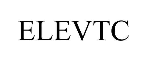Trademark Logo ELEVTC