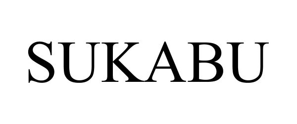 Trademark Logo SUKABU