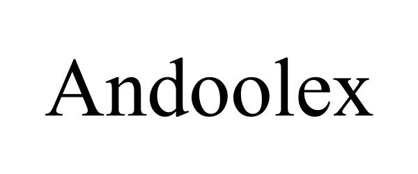 Trademark Logo ANDOOLEX