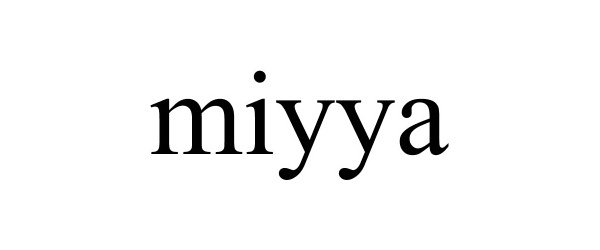 Trademark Logo MIYYA