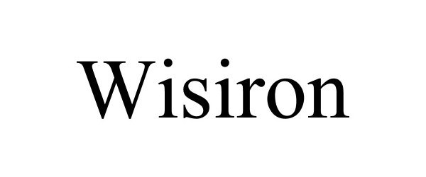Trademark Logo WISIRON
